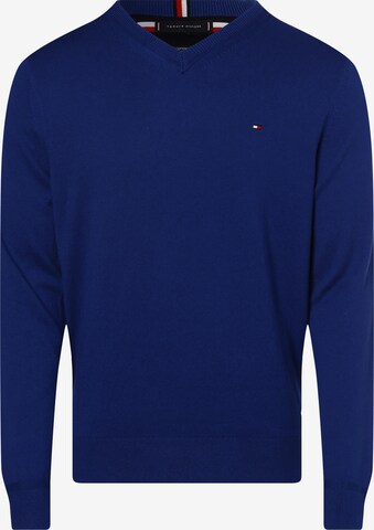 Pull-over TOMMY HILFIGER en bleu : devant