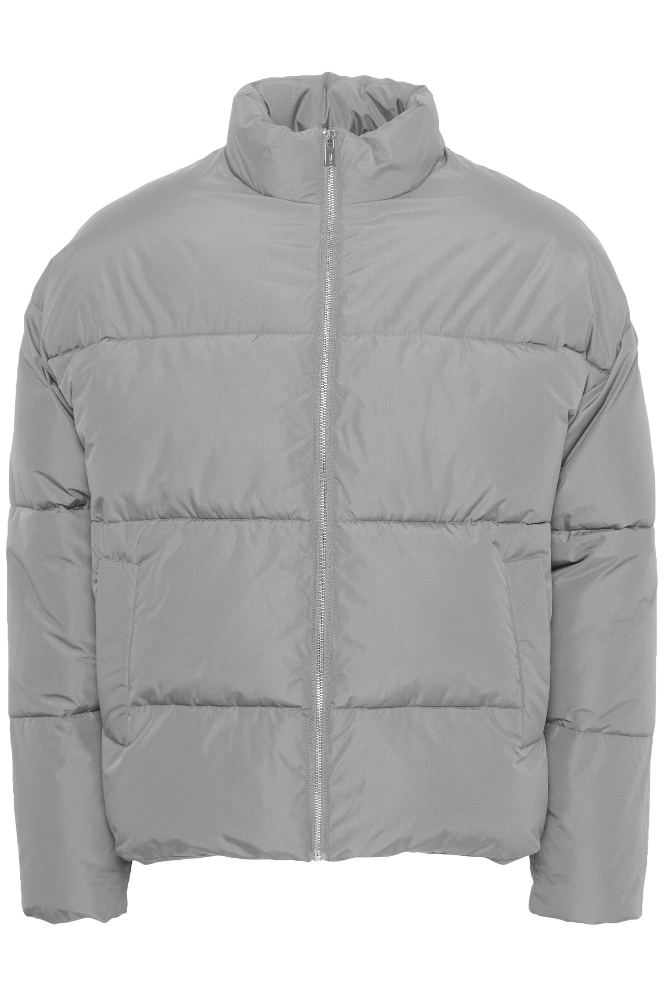 !Solid Winter jacket 'leon' in Grey: front