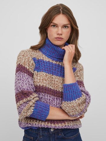 VILA Sweater 'Abril' in Purple