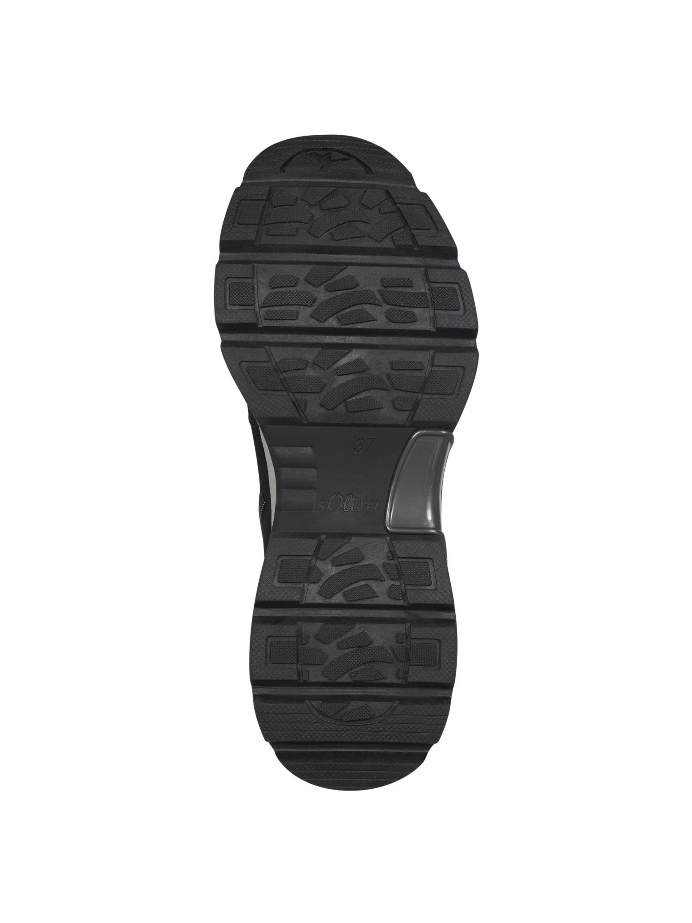 s.Oliver Schnürstiefelette in Schwarz