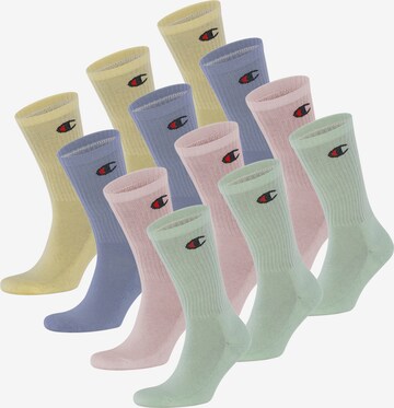 Chaussettes ' Pastel Crew Socks ' Champion Authentic Athletic Apparel en mélange de couleurs : devant