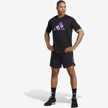 ADIDAS PERFORMANCE Performance shirt 'Designed For Movement Hiit' in Black