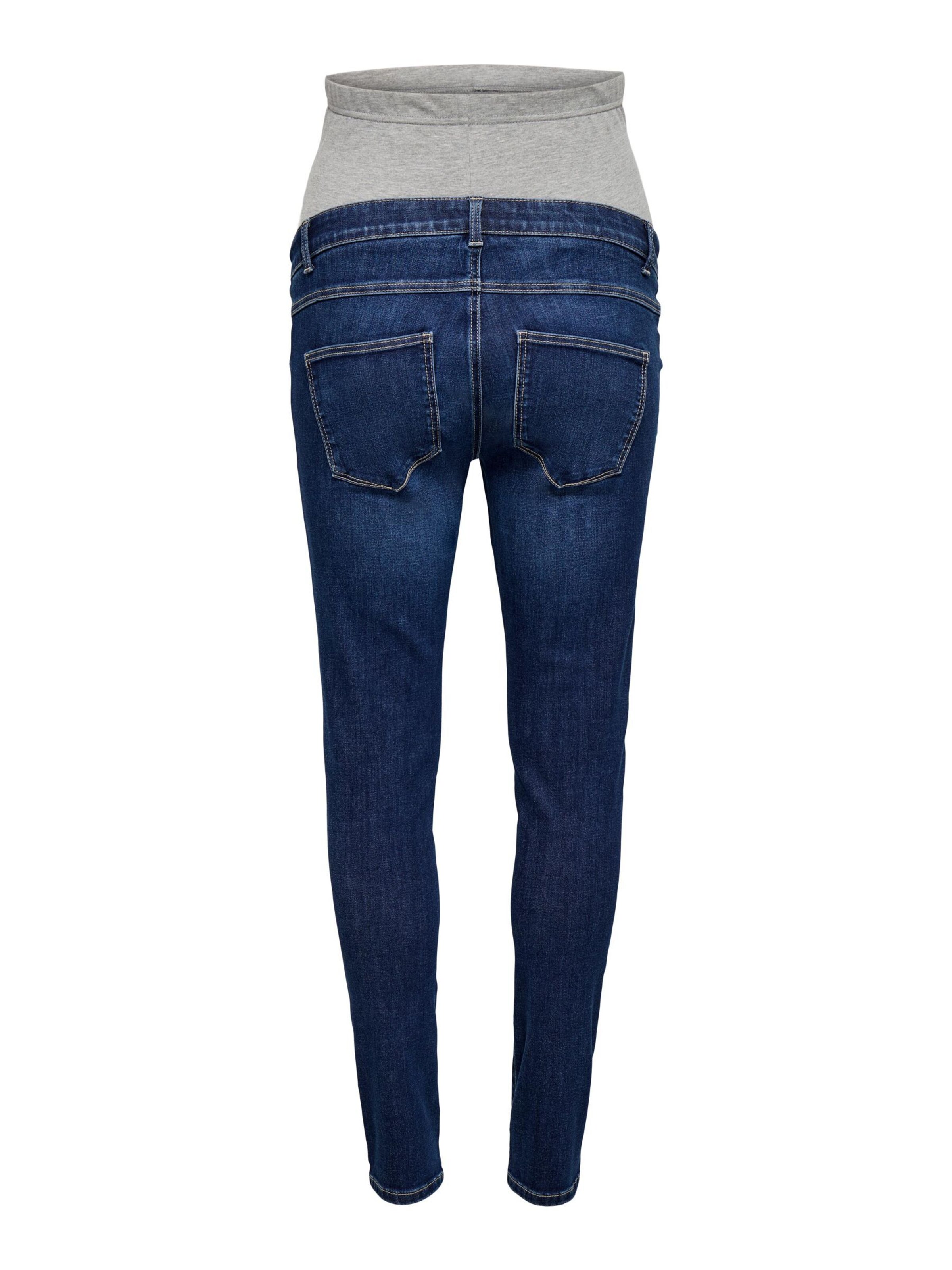 Only Maternity Skinny Jeans 'OLMRose' in Blauw