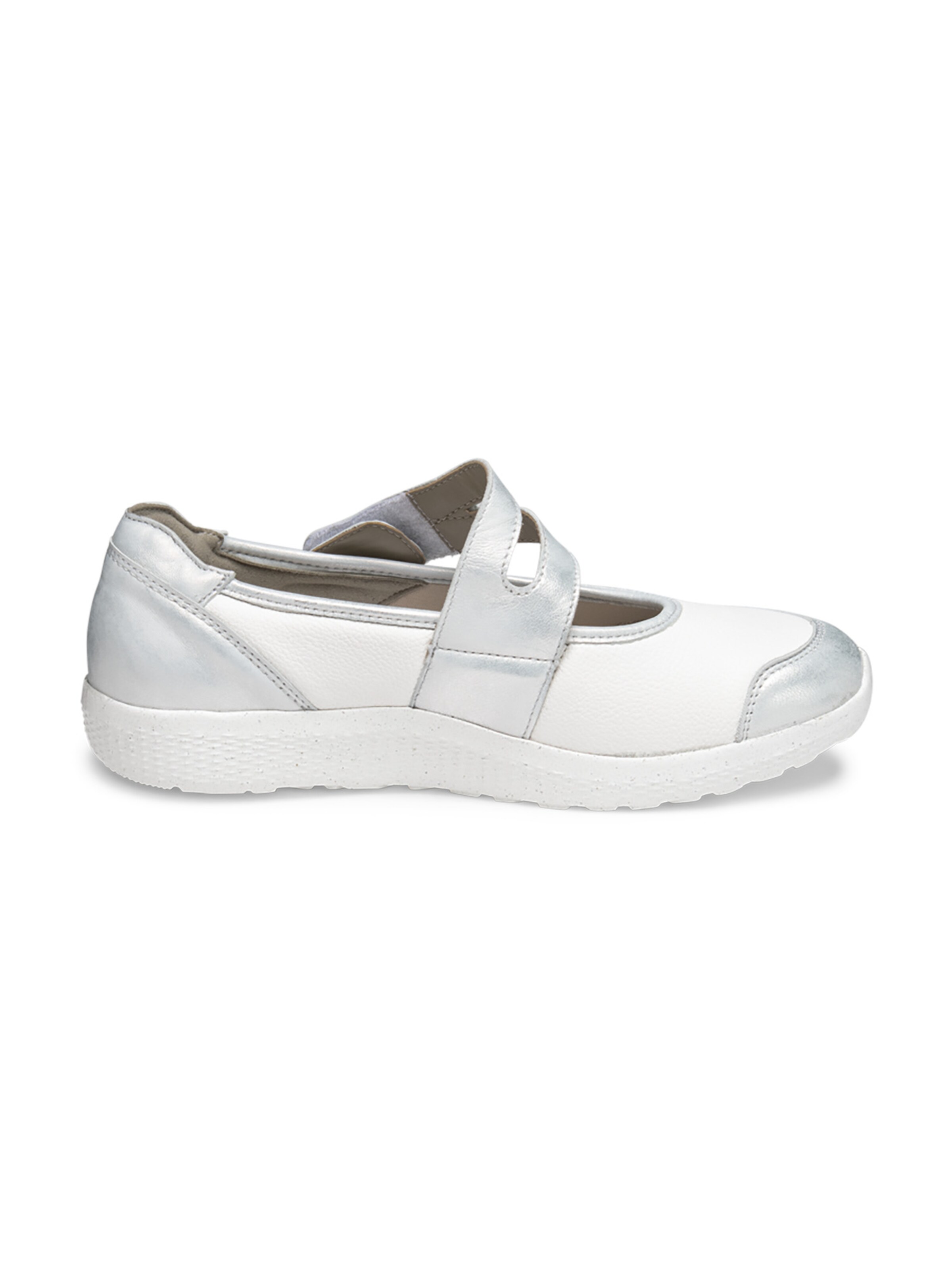 VITAFORM Riemchenballerina in Silber