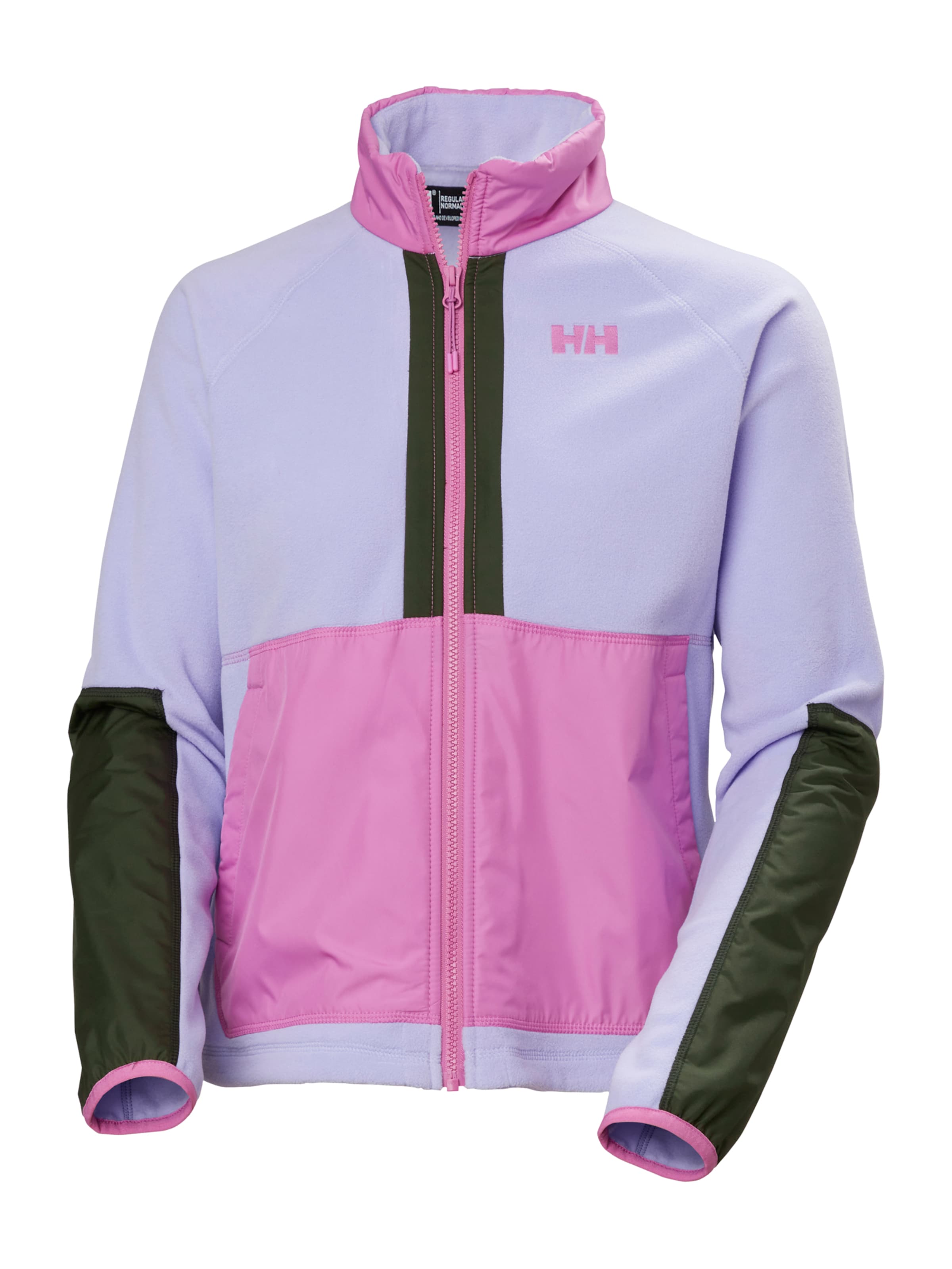 HELLY HANSEN Athletic fleece jacket in Purple: front