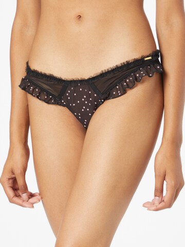 Boux Avenue Thong 'SABRINA' in Black: front