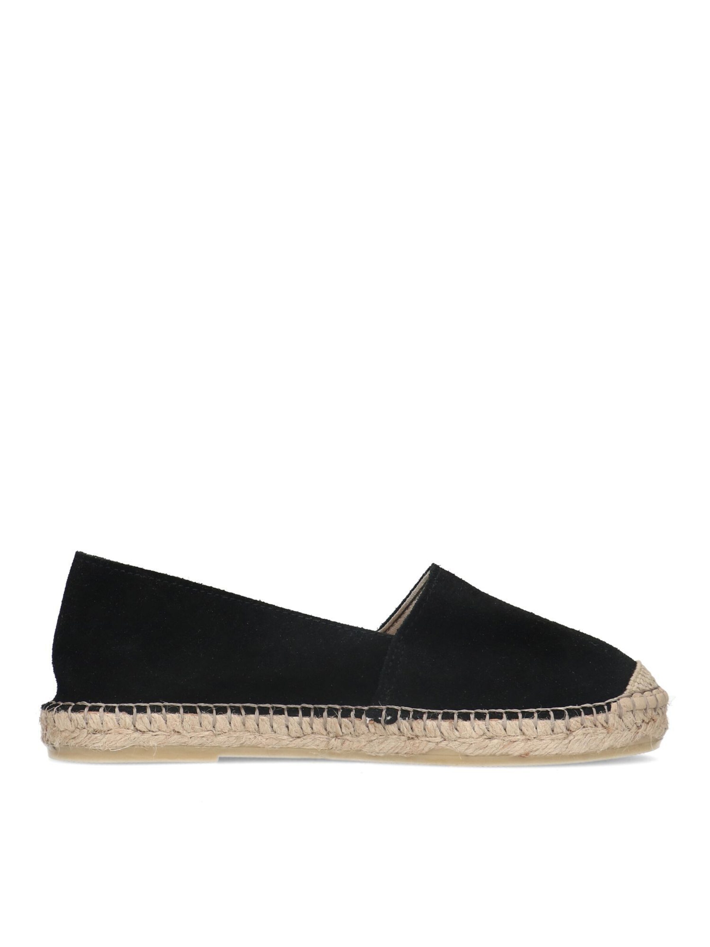 MANFIELD Espadrilles in Schwarz