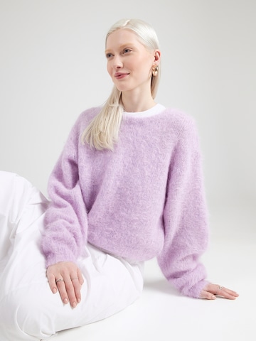 AMERICAN VINTAGE Πουλόβερ 'NIBY' σε λιλά: μπροστά