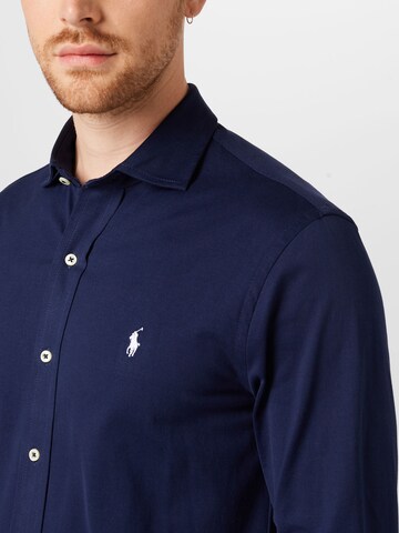 Polo Ralph Lauren Regular fit Zakelijk overhemd in Blauw