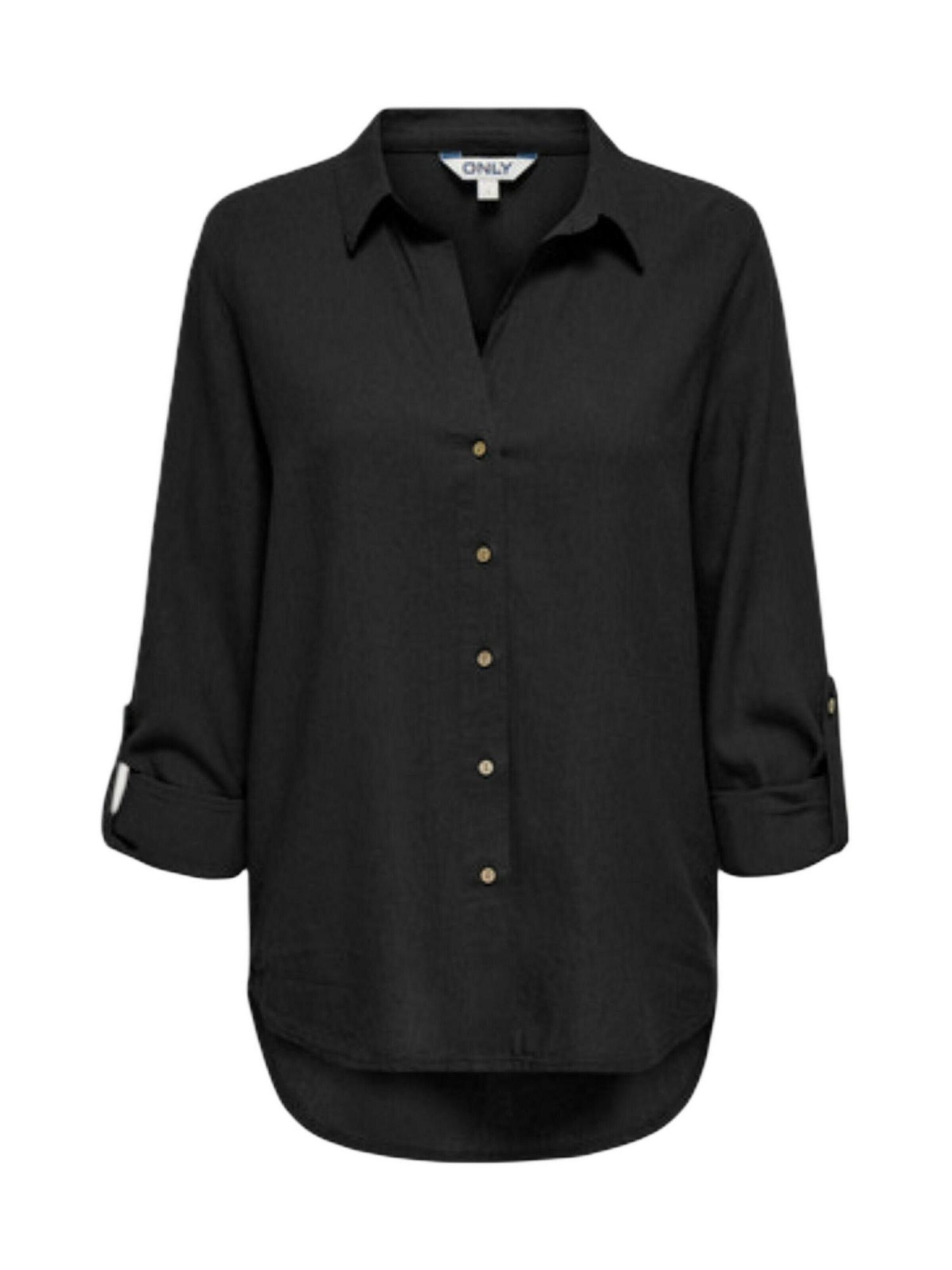 Camicia da donna '15363991' di ONLY in nero: frontale