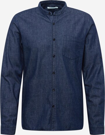 GREENBOMB - Ajuste regular Camisa 'Plenty' en azul: frente