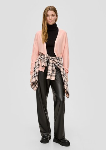 Cardigan oversize QS en rose