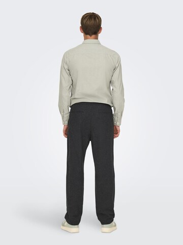 Only & Sons Regular Trousers 'SINUS' in Black