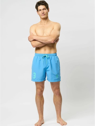 U.S. POLO ASSN. Badeshorts 'Alexander' i blå