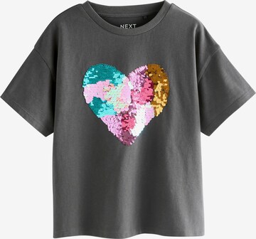 T-Shirt Next en gris : devant