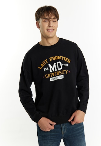 MOSweater majica 'Mimo' - crna boja: prednji dio