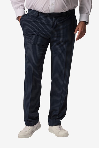 Men Plus Trousers with creases in Black, Item view