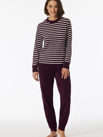 Pyjama ' Casual Essentials ' SCHIESSER en violet : devant