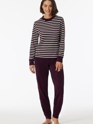 Pyjama ' Casual Essentials ' SCHIESSER en violet : devant