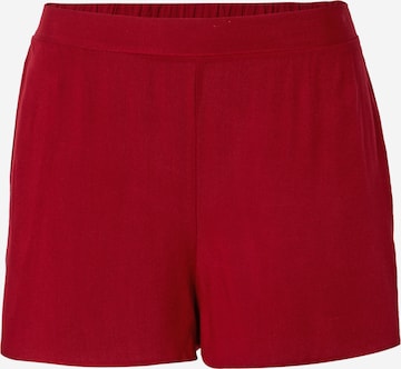 Trendyol Regular Broek in Rood: voorkant