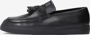 Kazar Slip-ons in Black: front