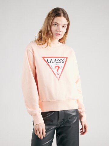GUESSSweater majica - narančasta boja: prednji dio