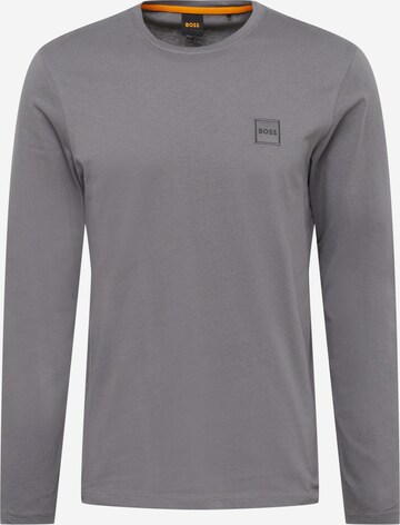 BOSS T-shirt 'Tacks' i grå: framsida