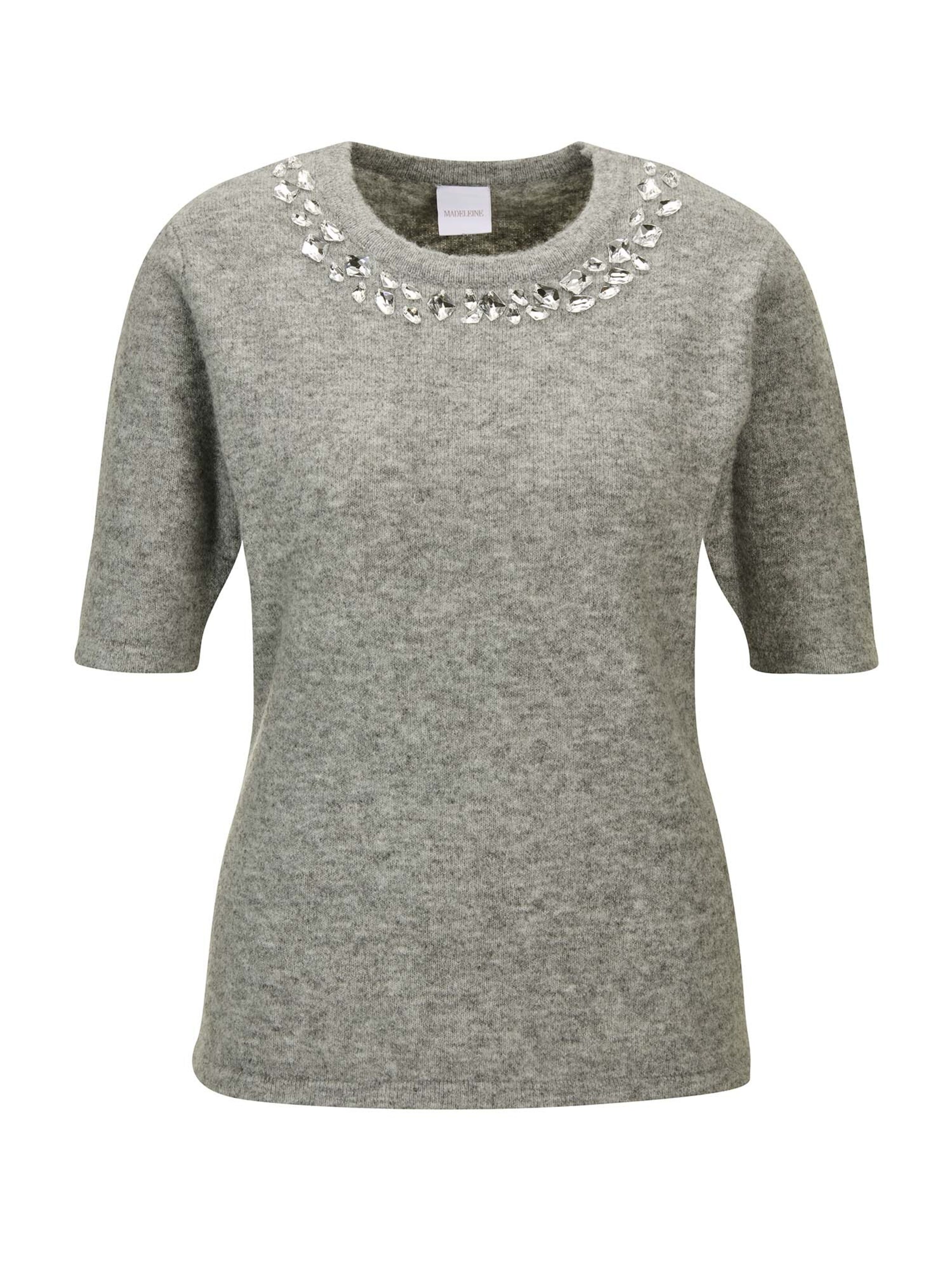Pull-over MADELEINE en gris : devant