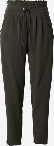 JDY Pleat-Front Pants 'CATIA' in Green: front