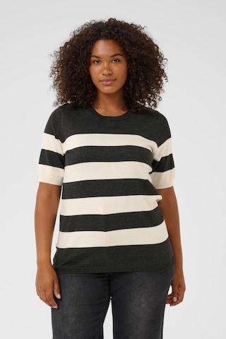 KAFFE CURVE Sweater 'KCLizzy' in Grey: front