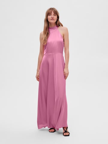 Robe 'REGINA' SELECTED FEMME en rose : devant