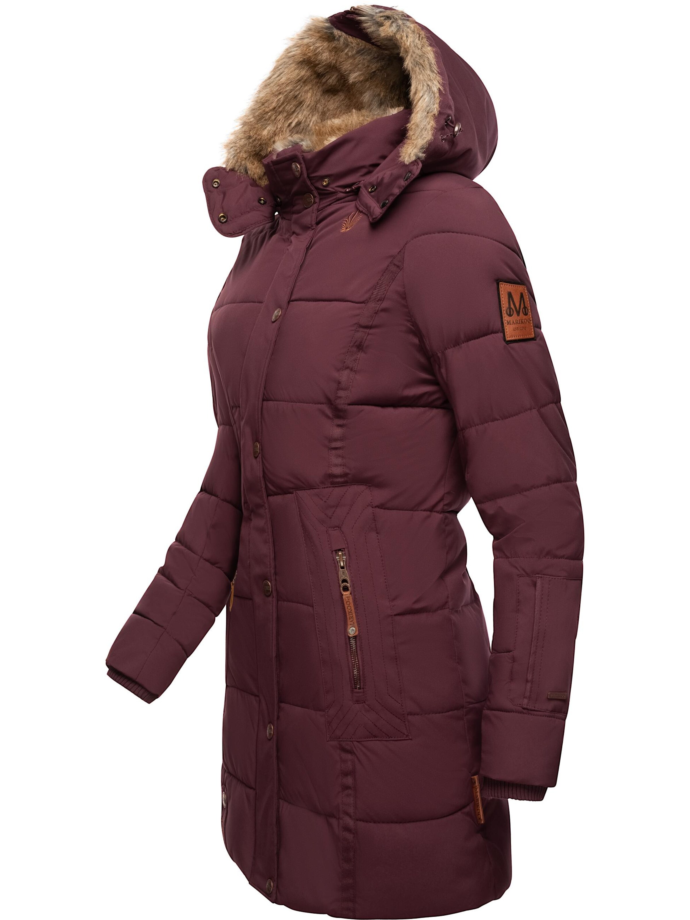 MARIKOO Winter coat in Red