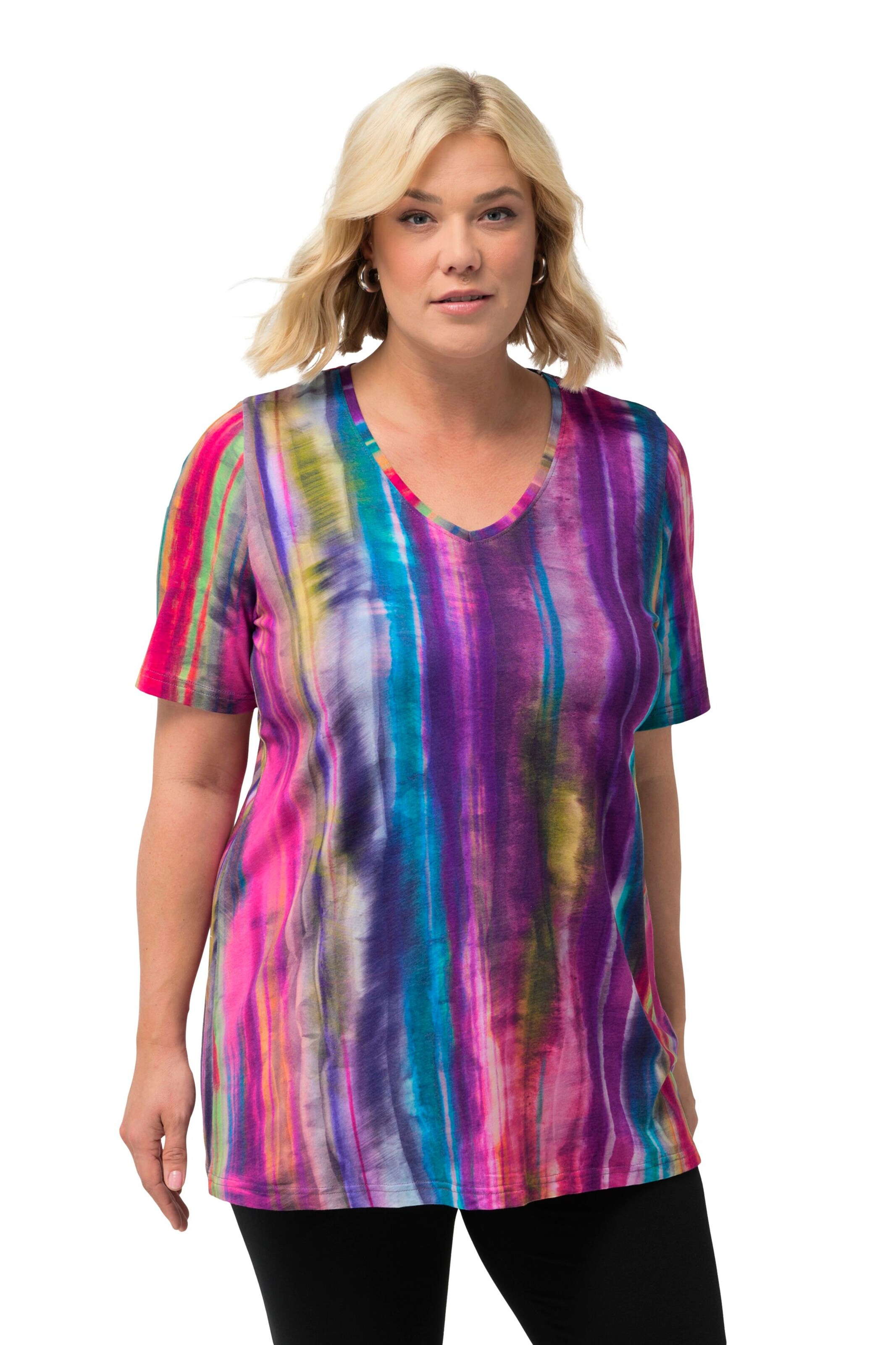 Ulla Popken Shirt in Gemengde kleuren: voorkant