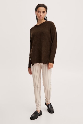 ICHI Sweater 'KAMARA' in Brown