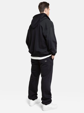 Squeqo Zip-Up Hoodie 'Cotton 435 GSM' in Black