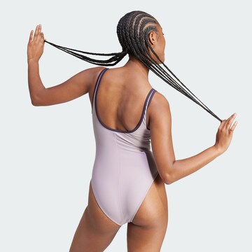 ADIDAS SPORTSWEAR Bralette Sports swimsuit in Purple