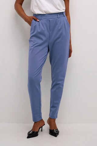 Kaffe Tapered Pants 'Jenny' in Blue: front