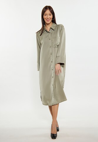 usha BLACK LABEL Shirt Dress in Green