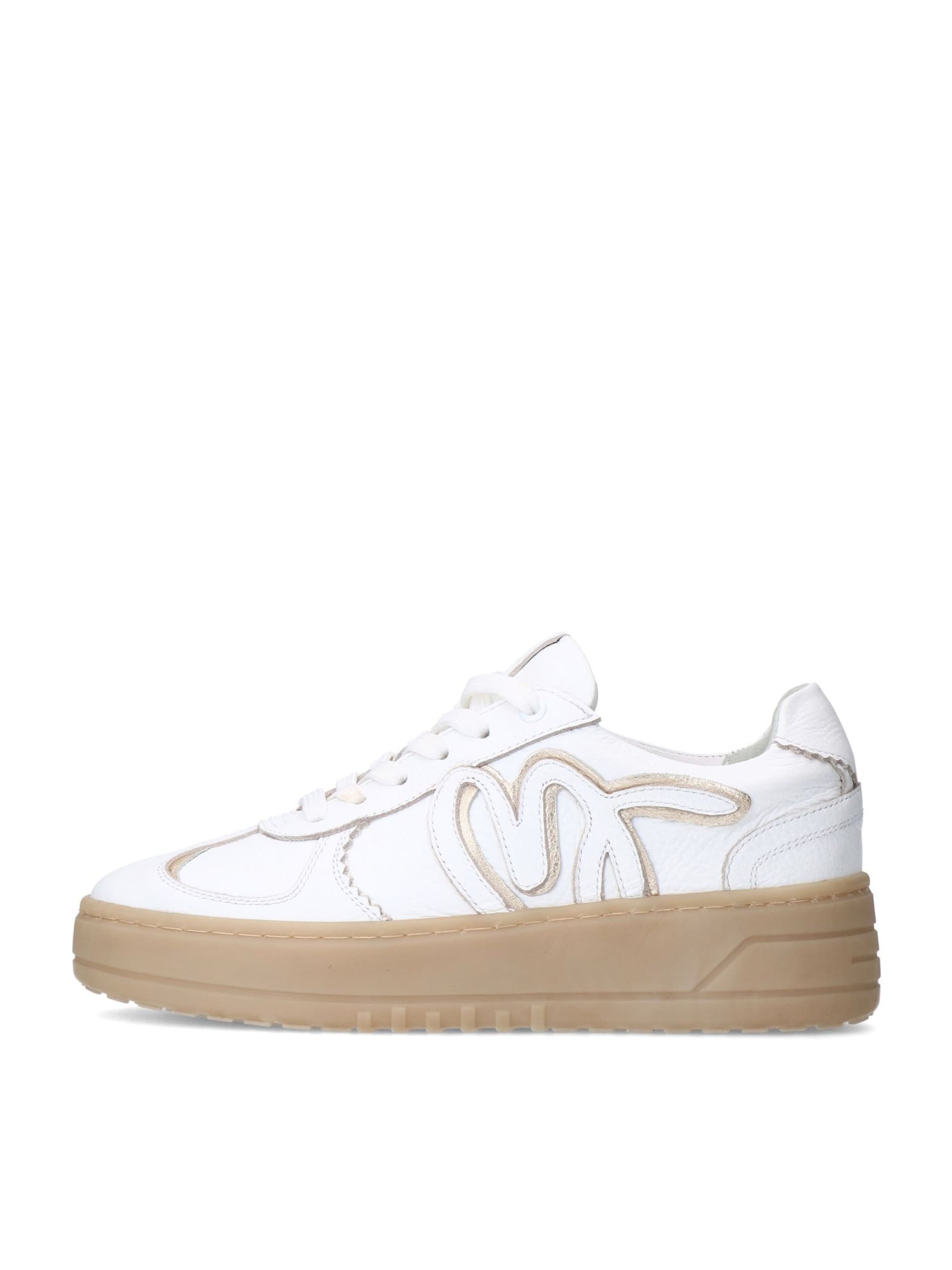 Baskets basses MANFIELD en blanc