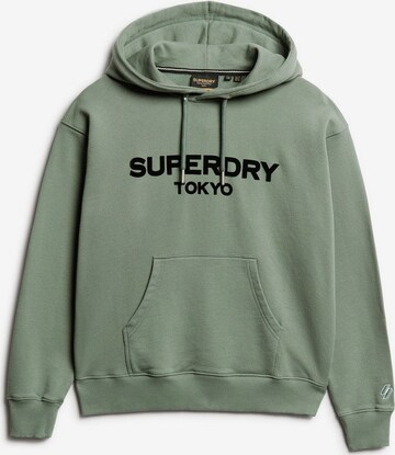 Superdry Sportsweatshirt in Grün: predná strana