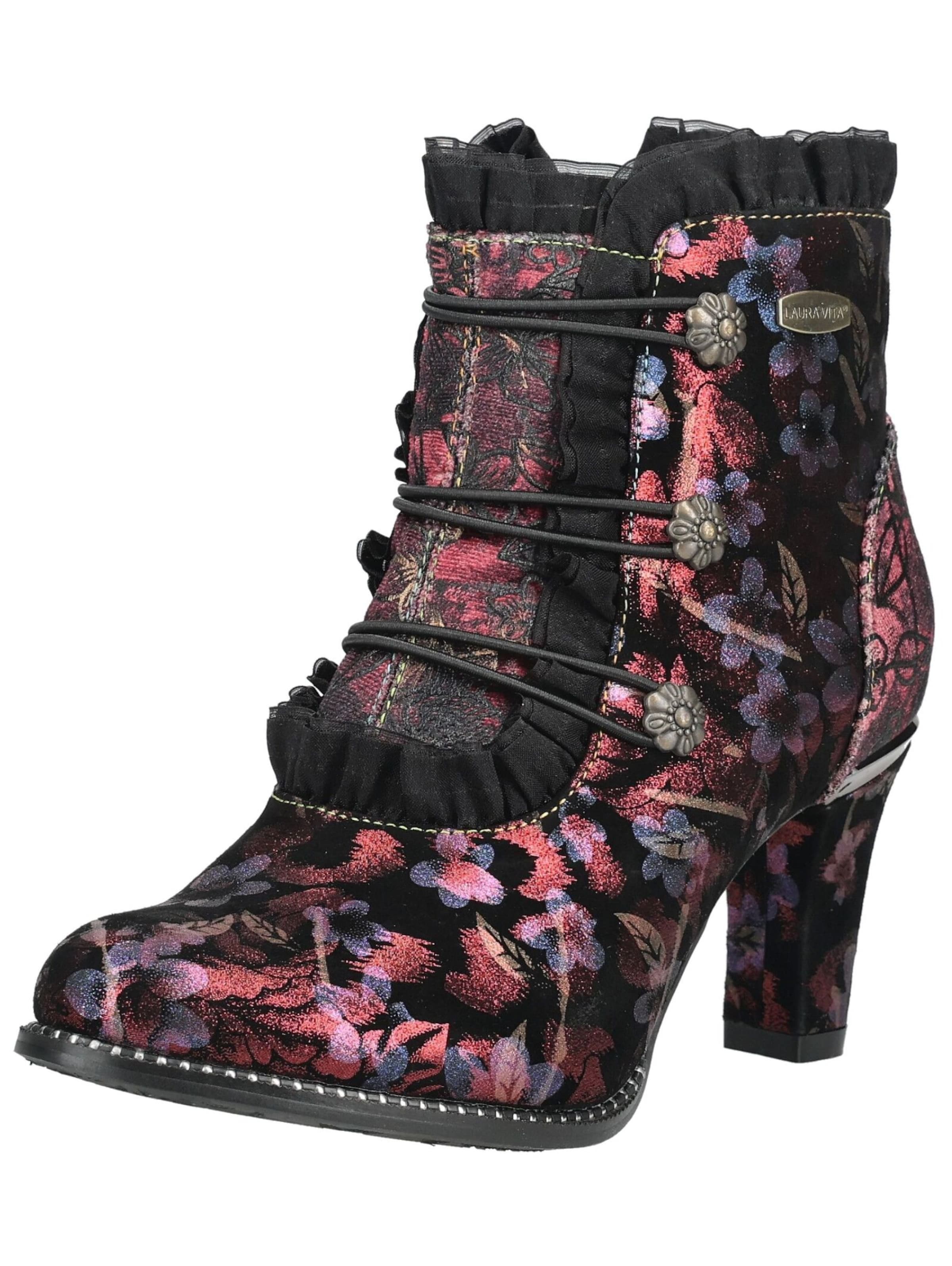 Bottines Laura Vita en rouge : devant
