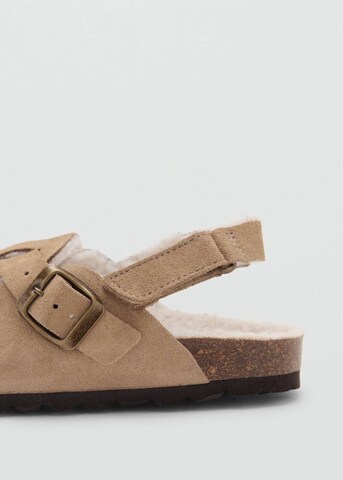 MANGO KIDS Pantoletten 'Bio' in Beige