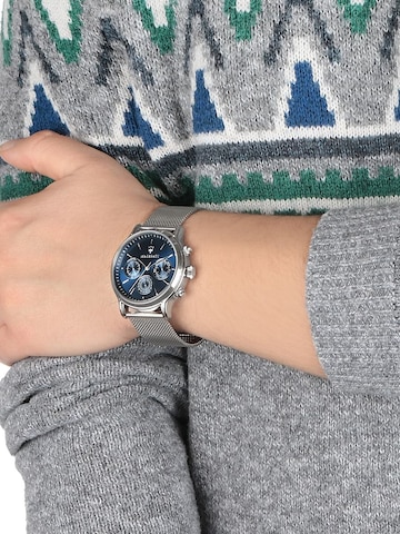 Maserati Analoog horloge in Zilver: voorkant