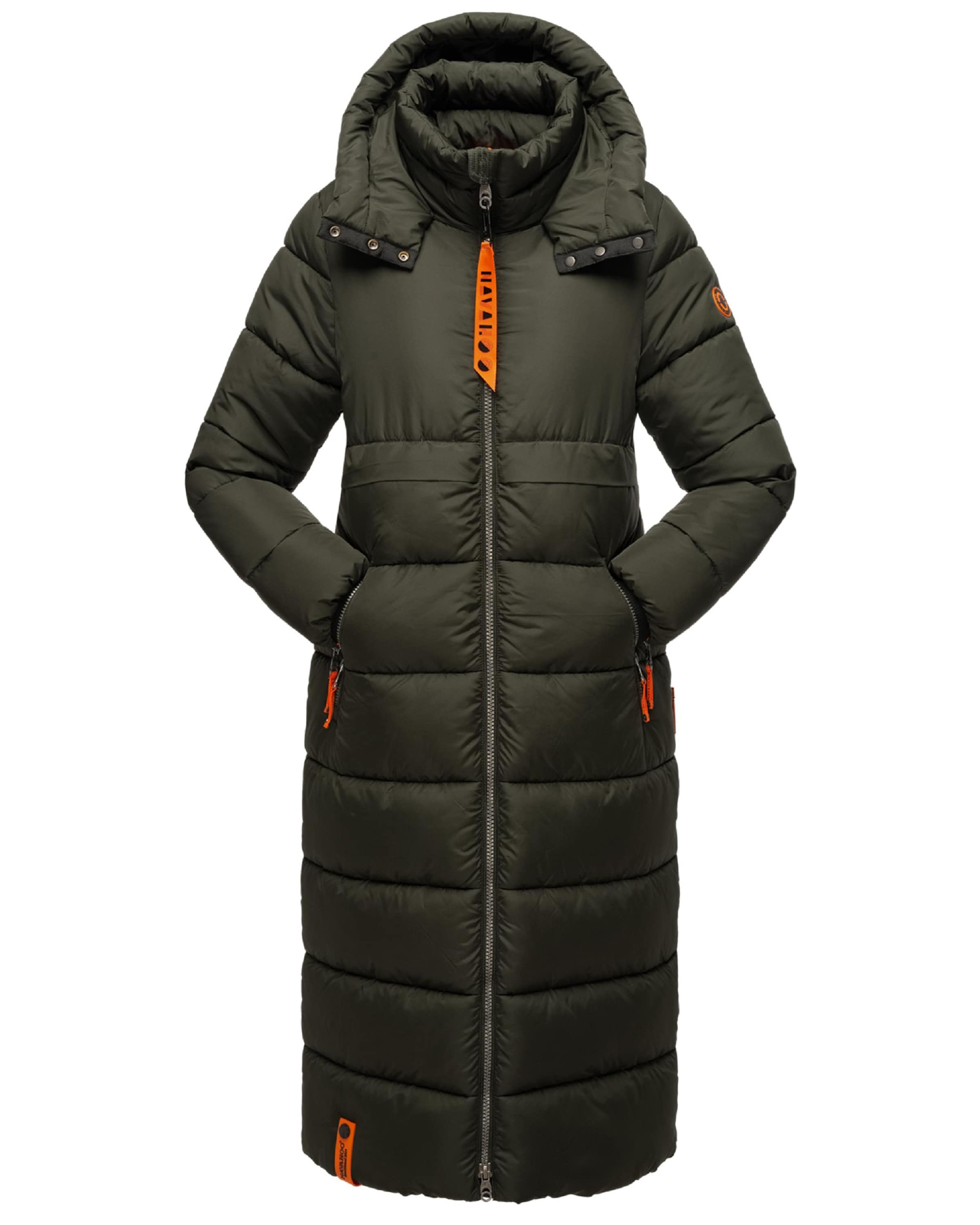 NAVAHOO Wintermantel in Grün