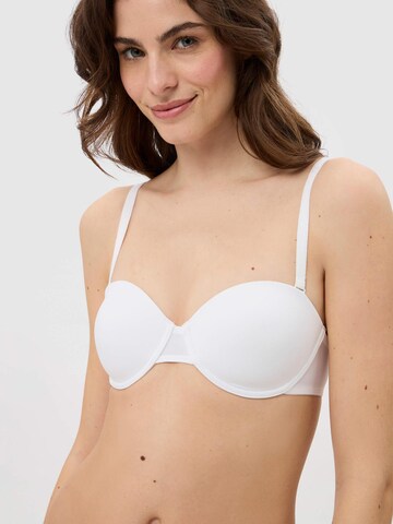 BeeDees T-shirt Bra 'Stepy Soft WDP' in White: front