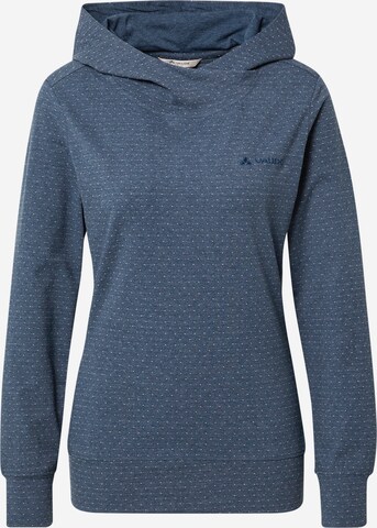 VAUDE - Sweatshirt de desporto 'TUENNO' em azul: frente