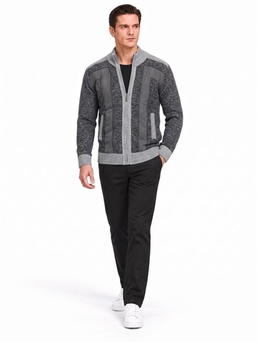 ALLTHEMEN Strickjacke 'Maschenspiel'‌ in Grau
