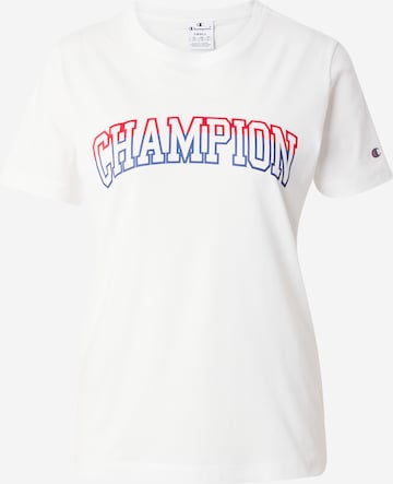 Champion Authentic Athletic Apparel Tričko – bílá: přední strana