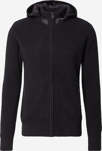 Vestes en maille 'Georjes' INDICODE JEANS en noir : devant