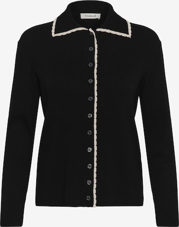 SOAKED IN LUXURY - Casaco de malha 'Lysandra' em preto: frente